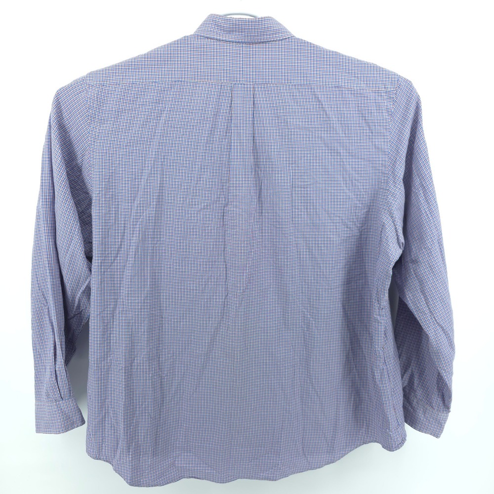 Ralph Lauren 2XL Mens Button Down Shirt Long Sleeve Checkered Plaid - Picture 6 of 9